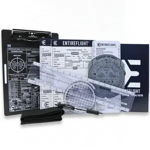 Student Pilot Aviation Kneeboard E6B Flight Computer Bundle